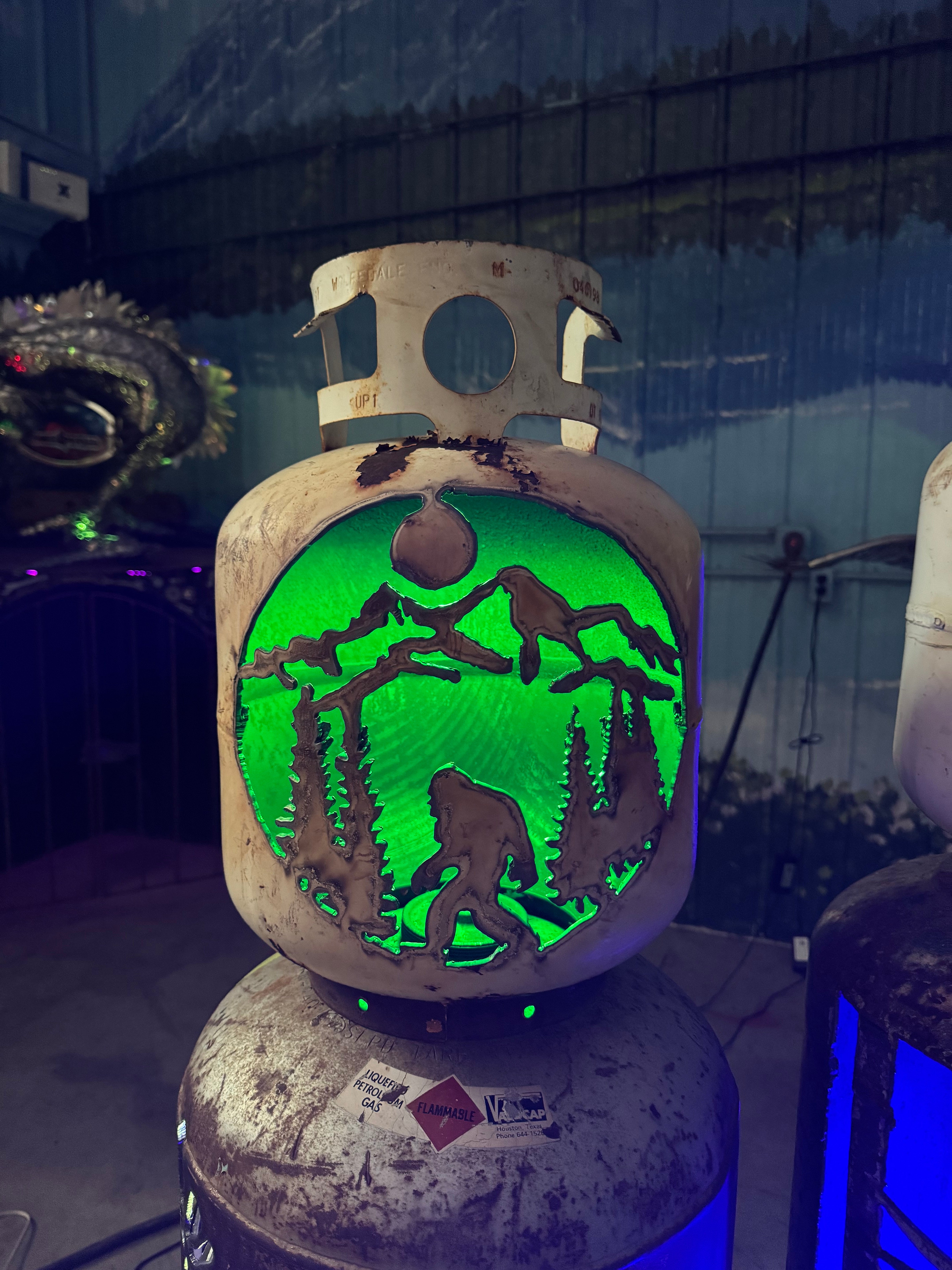 20lb Upcycled Patio Lantern, BigFoot