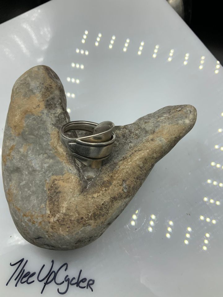 Ring 165 – Gero Sterling Silver Spoon Ring Size 11