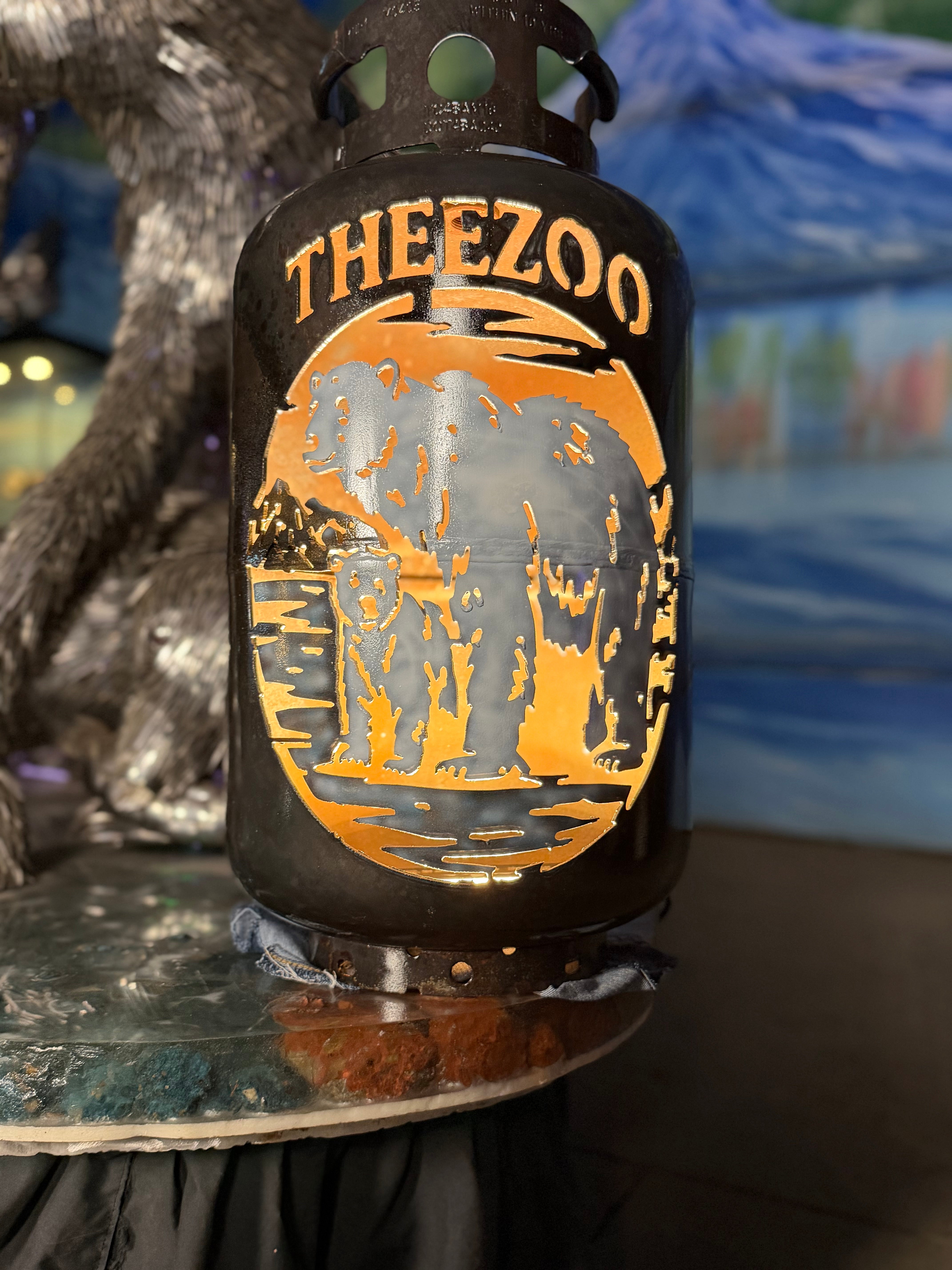 TheeZoo Custodian Lantern — Misty & Whitehorse