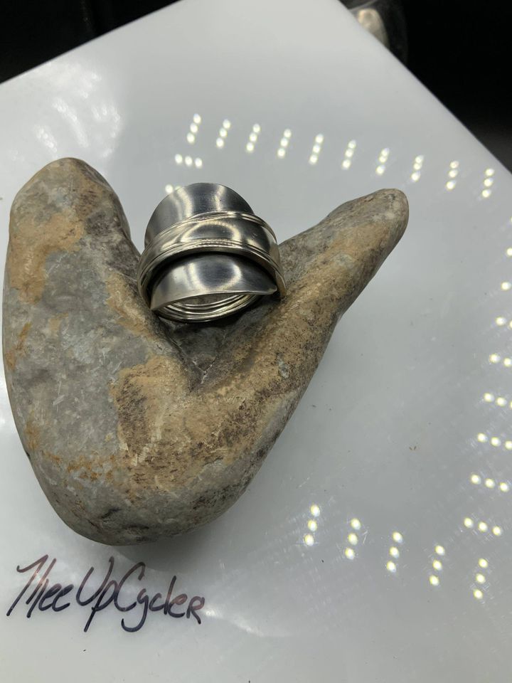 Ring 213 – Stainless Full Spoon Ring Size 15