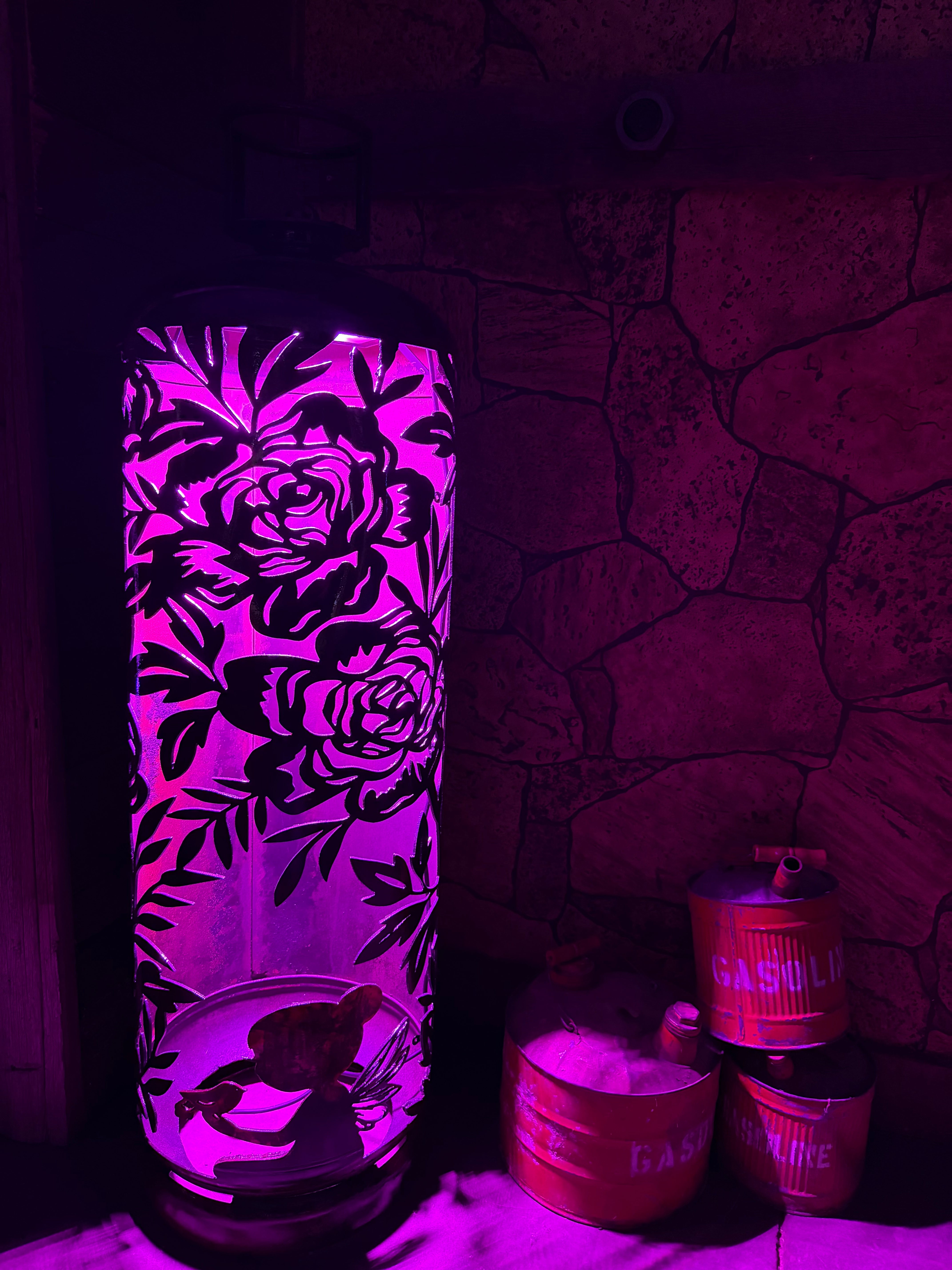 100lb Upcycled Patio Lantern, *Enchanted Fairy
