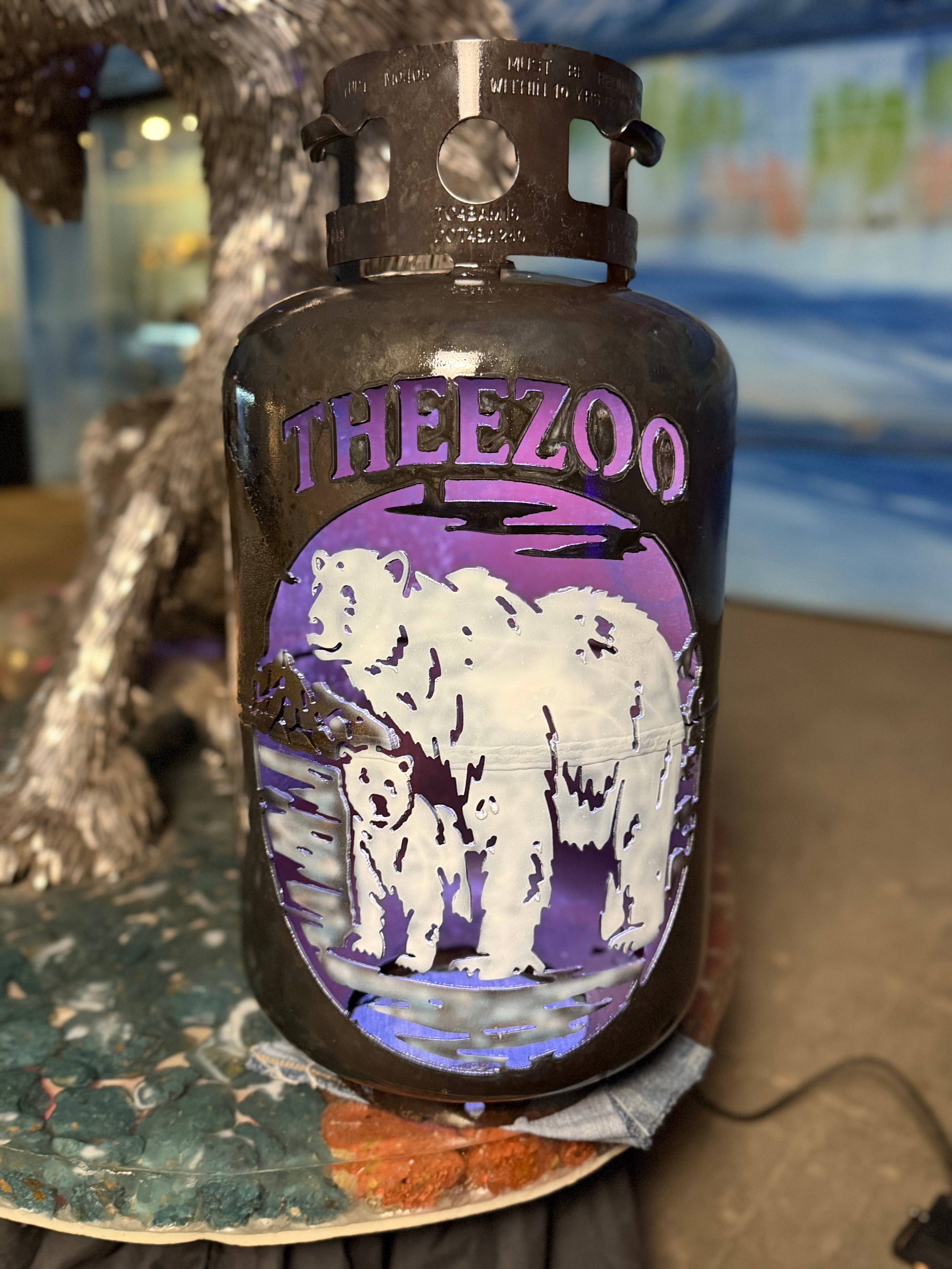 TheeZoo Custodian Lantern — Misty & Whitehorse