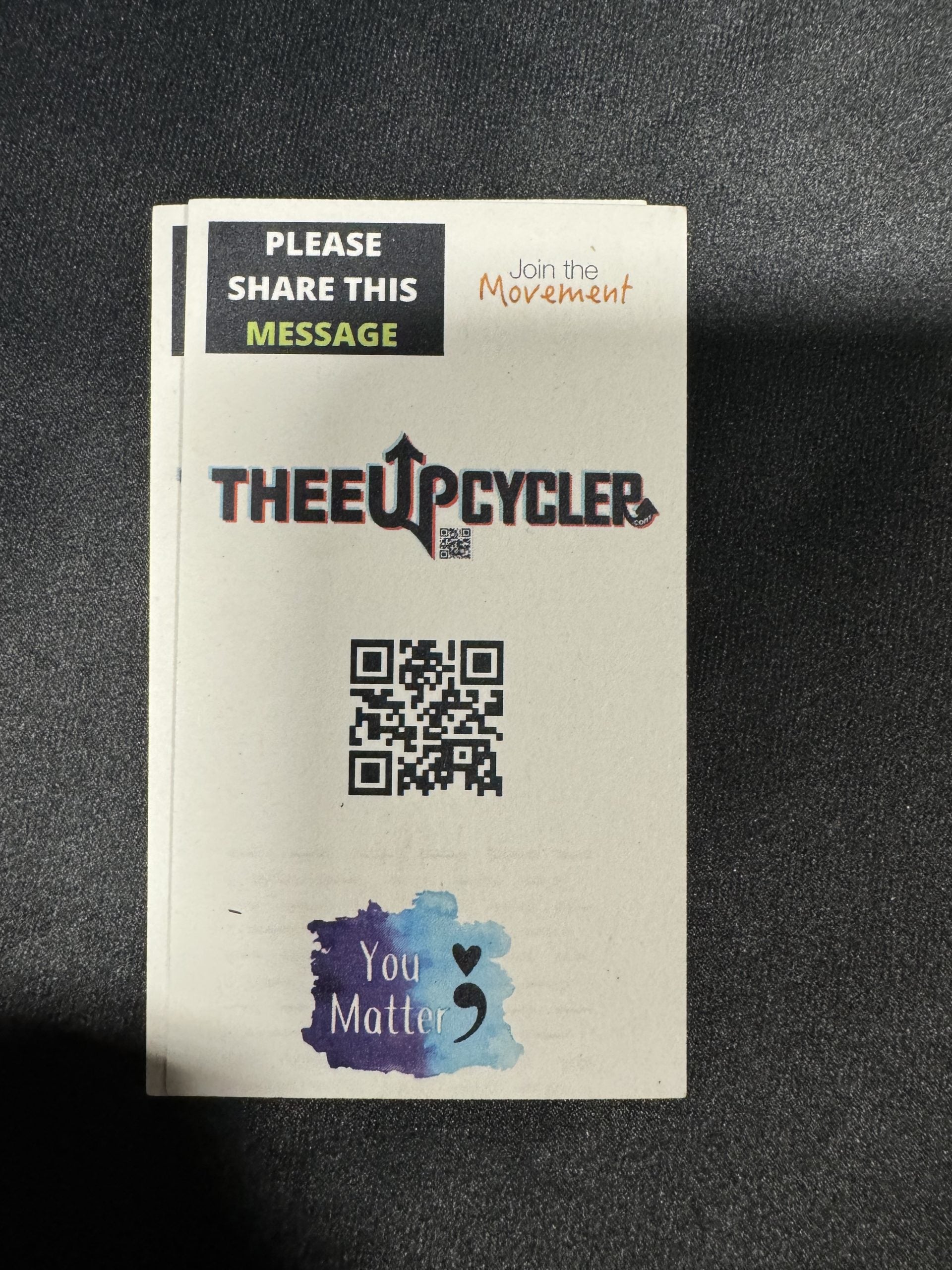 Mental Health, Necklace, Heart Semicolon