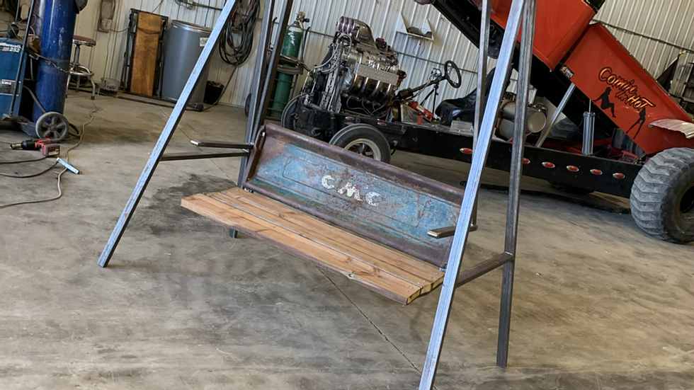 TheeUpCycled Art, Porch Swing