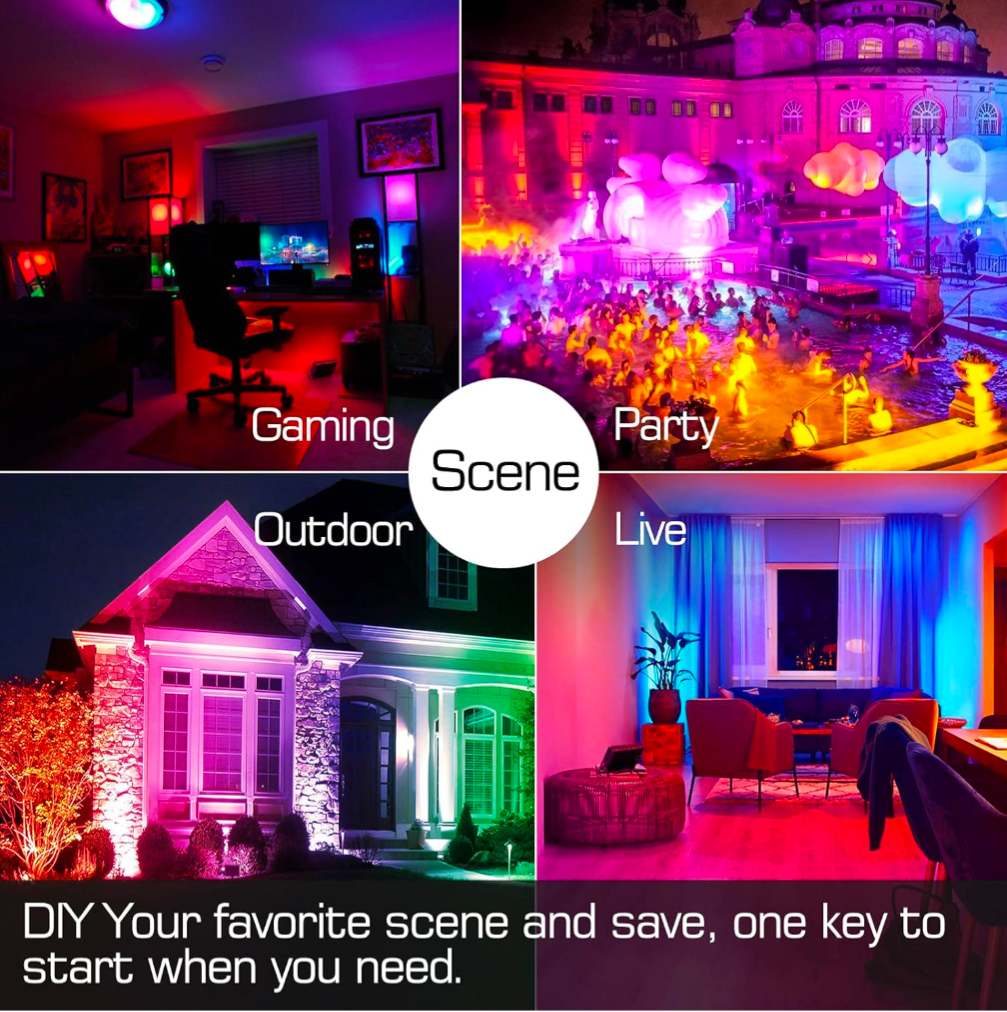 Light, Super-D-Duper Juiced LED 80W with Bluetooth *100lb Lanterns Only*