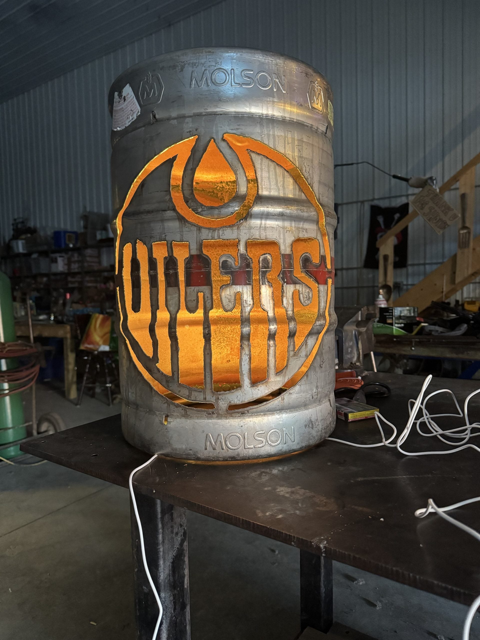 Custom, 20lb/30lb/40lb/100lb/400lb Upcycled Patio Lantern, Design Your Own