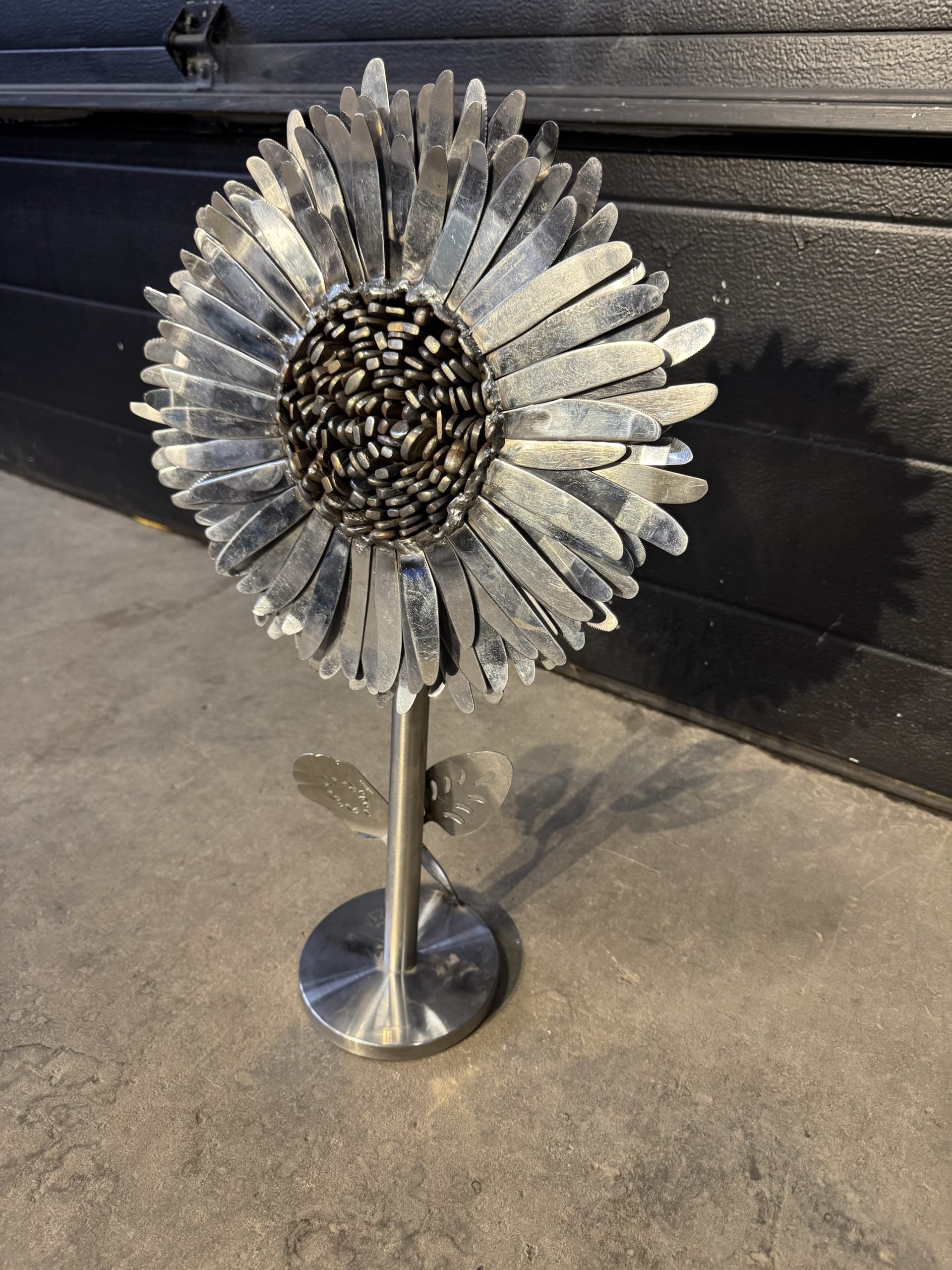 TheeUpCycled Art, Sunflower of Knives