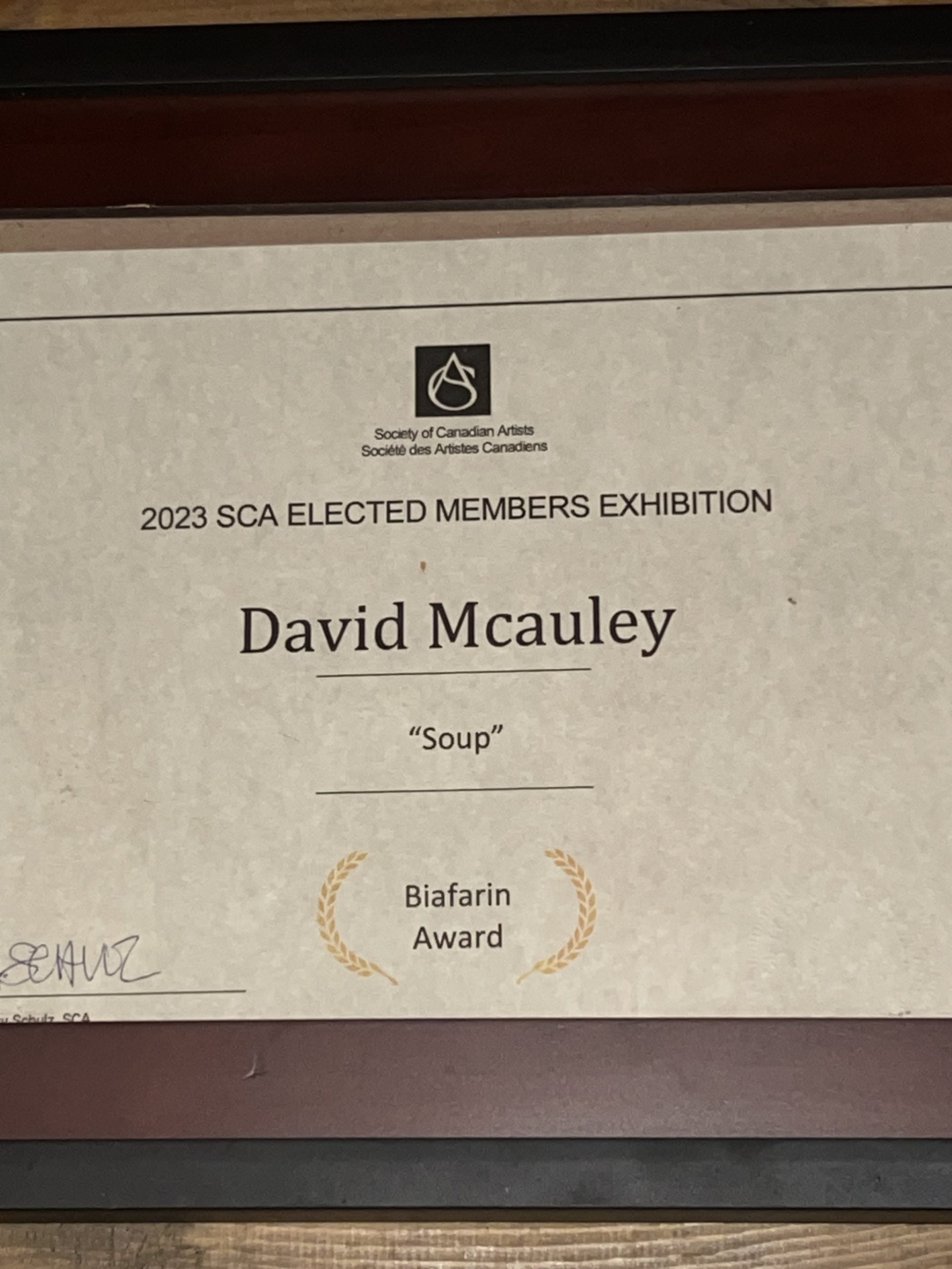 Soup - Award Winning Legacy Piece