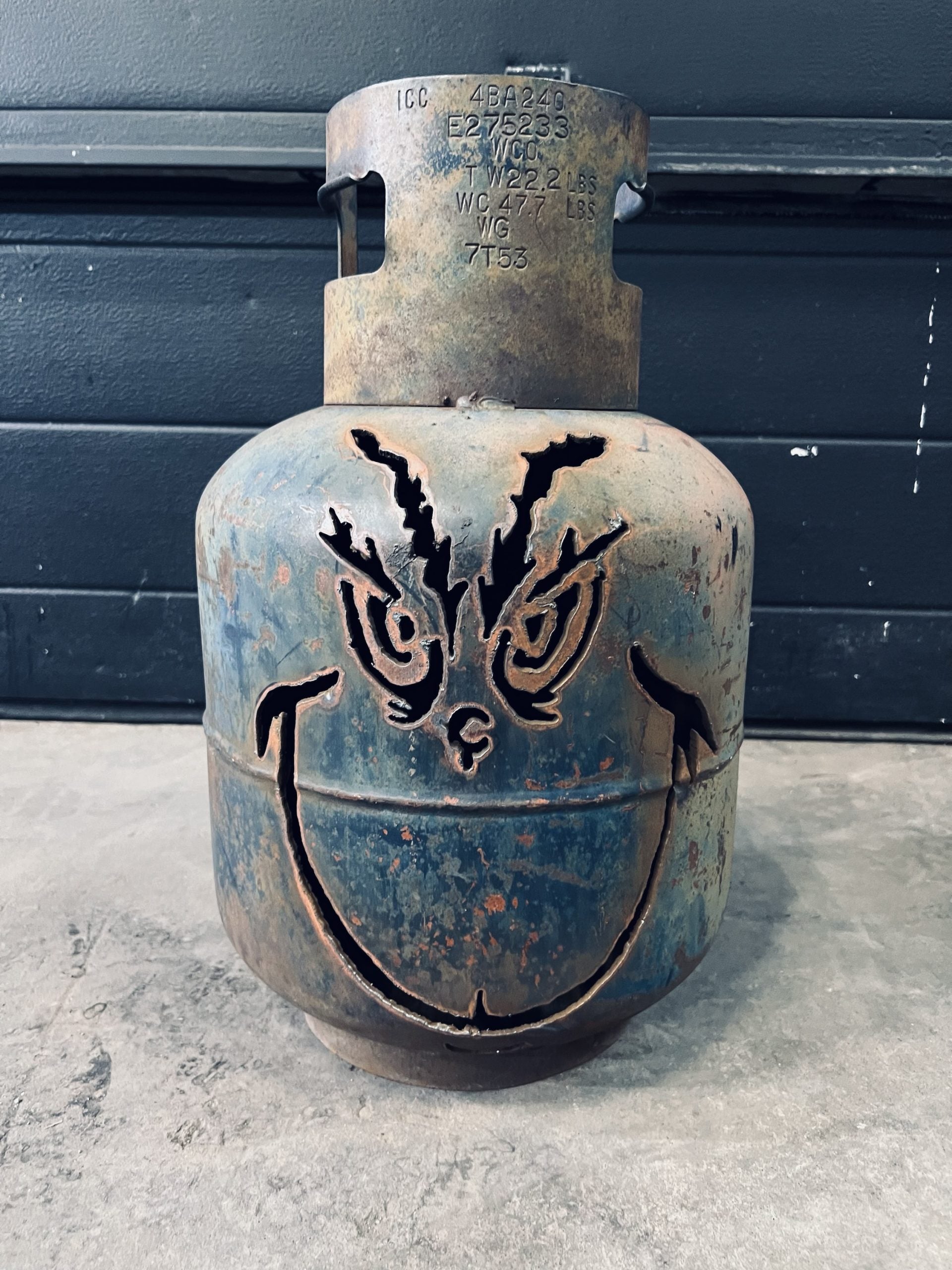 Custom, 20lb/30lb/40lb/100lb/400lb Upcycled Patio Lantern, Design Your Own