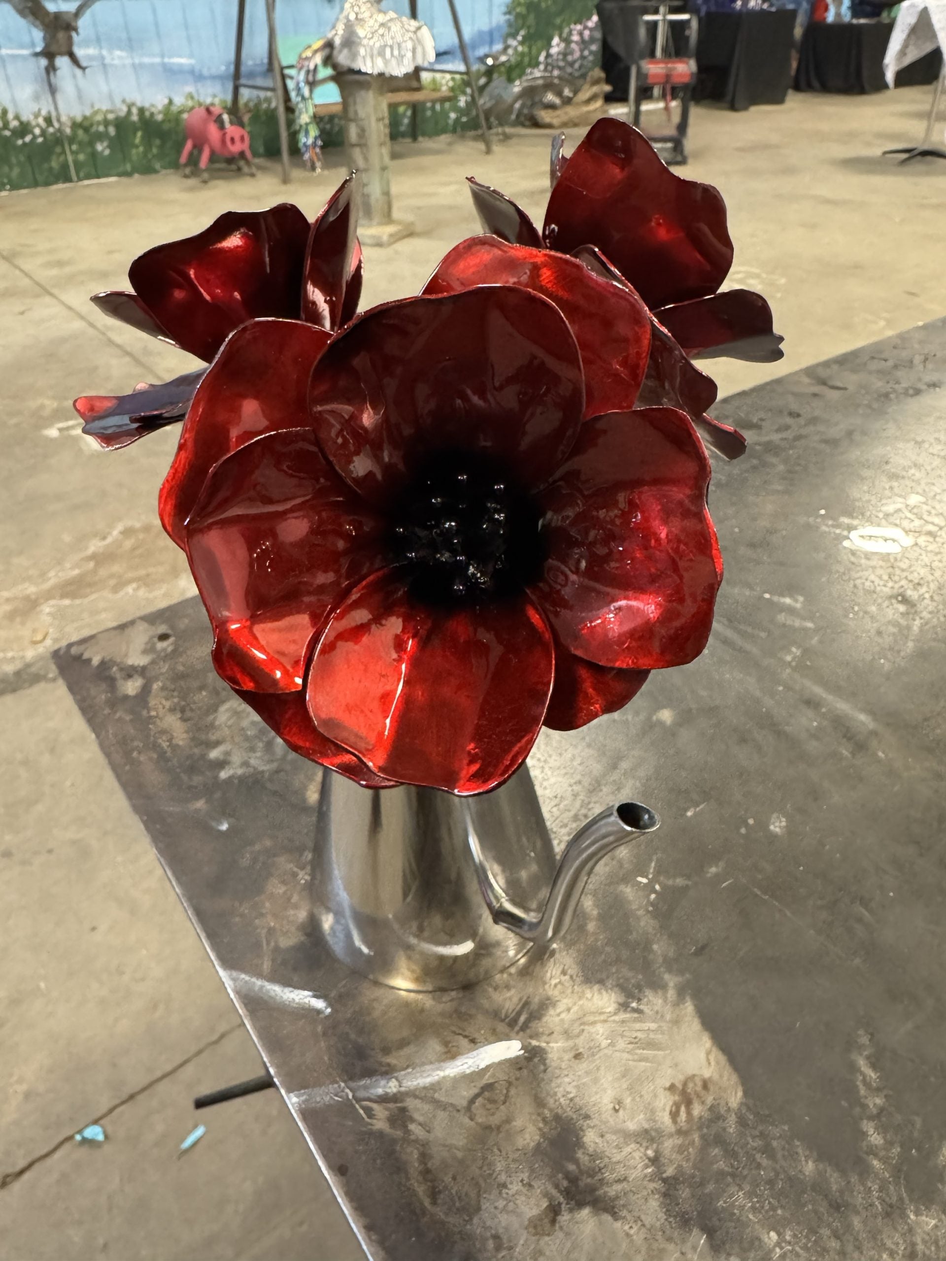 Flower, Bouquet, 3 Poppies (second version)