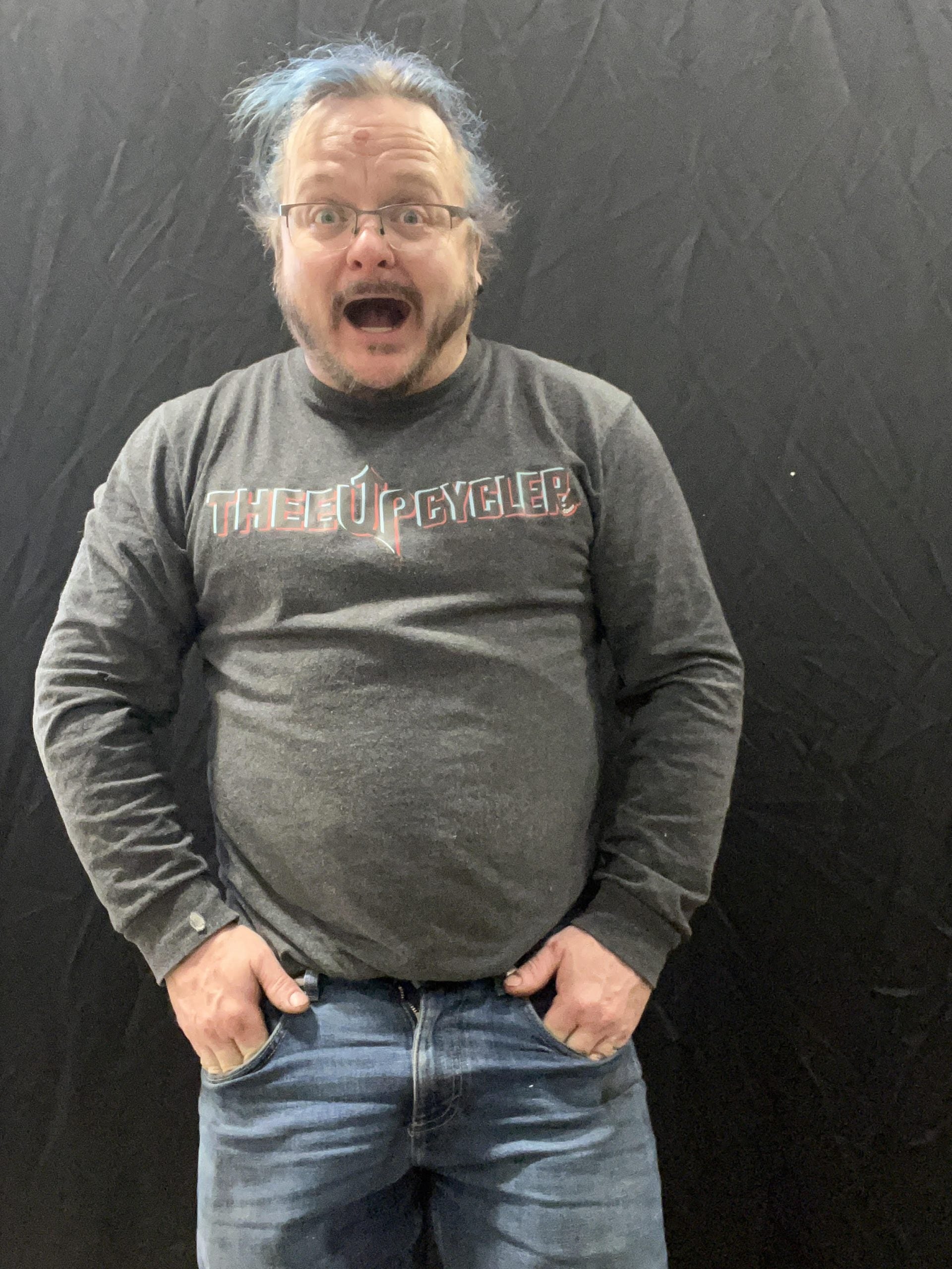Swag, Long Sleeve, TheeUpCycler Dark Grey