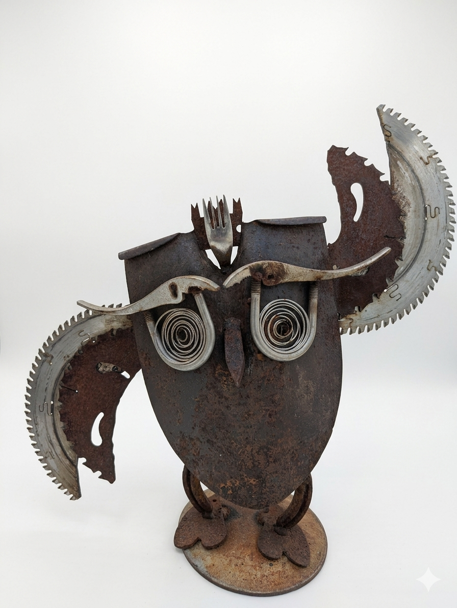TheeUpCycled Art, Echo Thee Owl